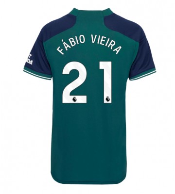 Arsenal Fabio Vieira #21 Tredje Tröja Kvinnor 2023-24 Kortärmad